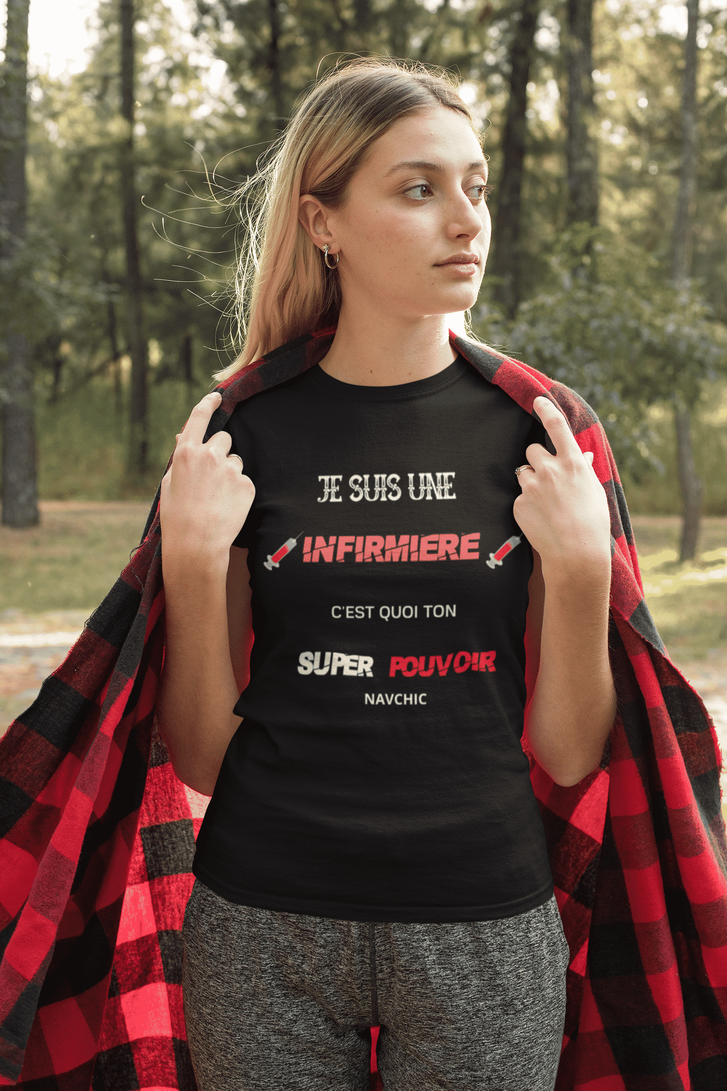 Débardeur Infirmière "Parce Que Super-héroïne N'est Pas Un Titre Reconnu" - Cadeau Stylé Pour Infirmières !